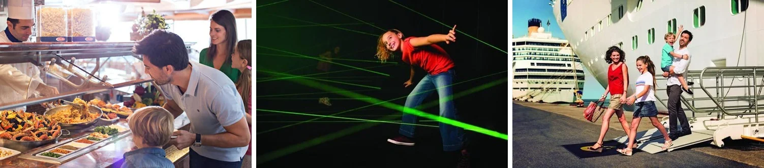 Aktivitity s deťmi na okružnej plavbe. Source images Costa Cruises costapresscenter.com